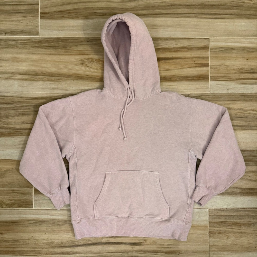 Aritzia Tna Cozy Fleece Boyfriend Hoodie Mauve Pink Sweatshirt Size S Small